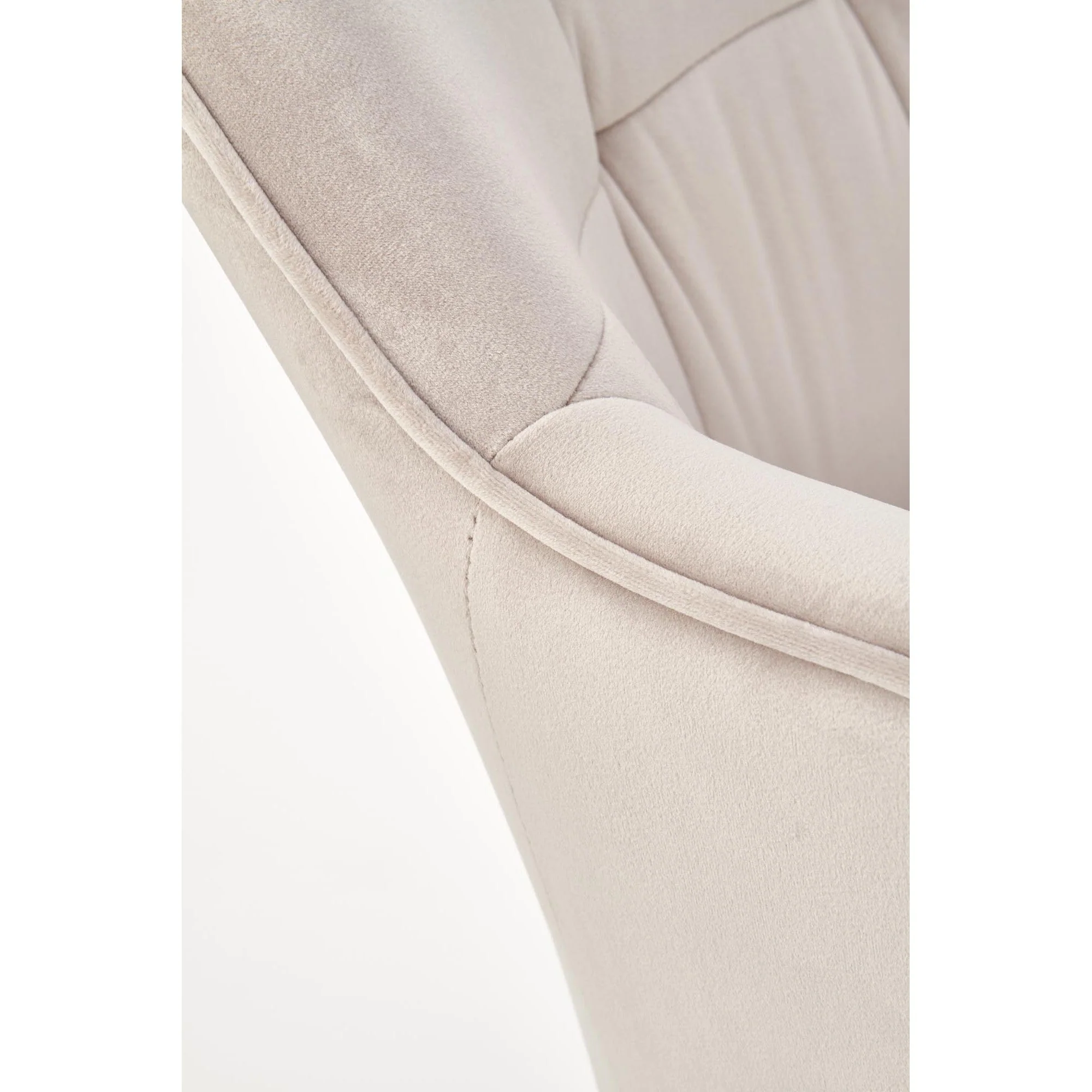 Scaun tapitat K377, bej, 60x62x81 cm [4]