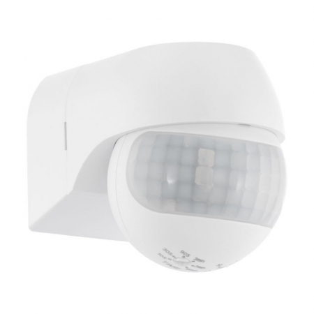 BLACK FRIDAY 2024 - Senzor de miscare perete 360° 12m EGLO DETECT ME 1 IP44 96452 alb