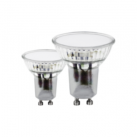 SURSE ILUMINAT - Set 2 becuri EGLO LM_LED_GU10 110143, GU10 2X4,6W 400lm 3000K Ø50, Satinat