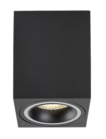 Spot aplicat fix Rabalux Kobald GU10 GU10 1X MAX 25W   aluminiu black stil modern 230V, 50Hz IP20 71163 [2]
