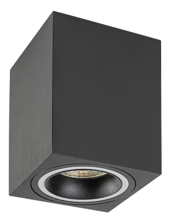 Spot aplicat fix Rabalux Kobald GU10 GU10 1X MAX 25W   aluminiu black stil modern 230V, 50Hz IP20 71163 [1]