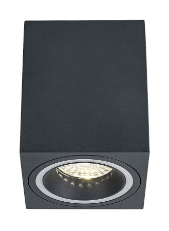 ILUMINAT - Spot aplicat fix Rabalux Kobald GU10 GU10 1X MAX 25W   aluminiu gray stil modern 230V, 50Hz IP20 71164
