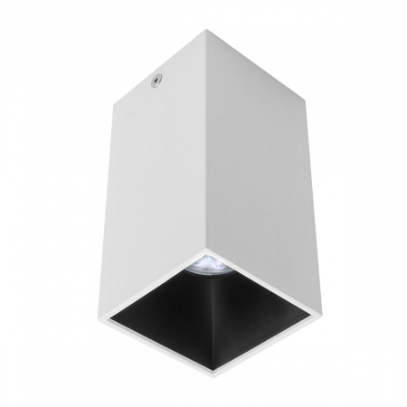 Spot Aplicat Fix Xnitro Arelux NR02 MWH/MBK 1 x 50W max.   Alb Mat/Negru Mat IP20