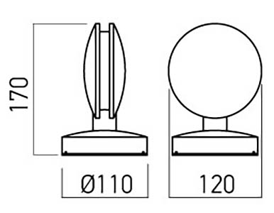 Spot Aplicat unghi ingust Interior/Exterior Arelux XBLADE BD01WW MWH 7W 286lm 3000K Alb Mat IP54 [2]