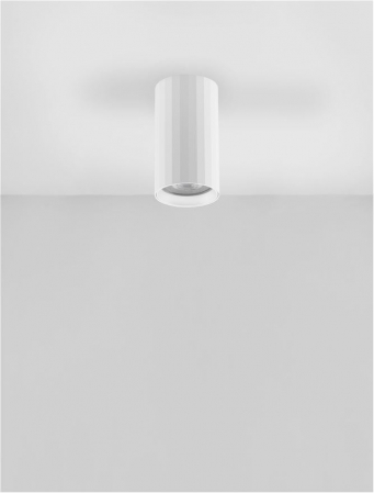 Spot Aplicat Nova Luce ASMARA 9011332 GU10 1x10W    Sandy White Aluminium   IP20 [2]