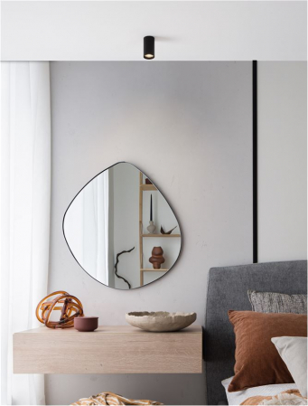 Moderne - Spot Aplicat Nova Luce ASMARA 9011333 GU10 1x10W    Sandy Black Aluminium  IP20
