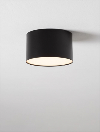 Moderne - Spot Aplicat Nova Luce LULDO 9030726 LED 10W 3000K 588lm Sandy Black Aluminium  IP20