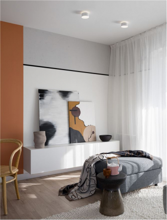 Plafoniere - Spot Aplicat Nova Luce OZEN 9030735 LED 24W 3000K 1420lm Sandy White Aluminium   IP20