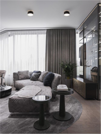 Plafoniere - Spot Aplicat Nova Luce OZEN 9030736 LED 24W 3000K 1393lm Sandy Black Aluminium  IP20