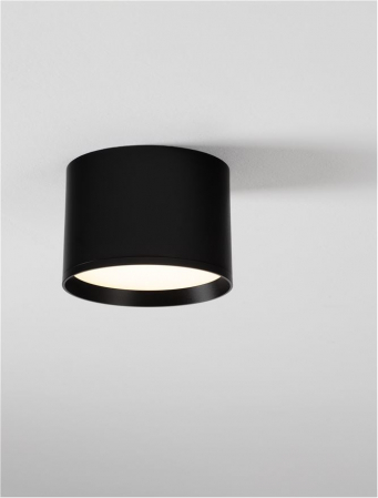 Moderne - Spot Aplicat Nova Luce ZIAZA 9030732 LED 17W 3000K 833lm Sandy Black Aluminium  IP20