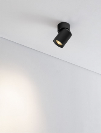 Moderne - Spot Aplicat Reglabil Nova Luce AMECY 9011346 GU10 1x10W    Sandy Black Aluminium  IP20