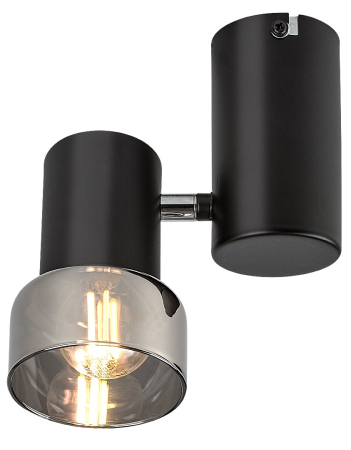 Spot aplicat reglabil Rabalux Hatice E14 E14 1x MAX 15W metal black stil minimal, IP20 73052 [3]