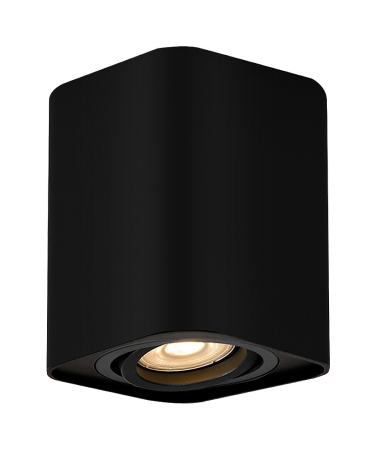 Spot aplicat reglabil Rabalux Kobald GU10 GU10 1x MAX 42W   aluminiu mat black stil minimal 230V, 50Hz IP20 2049 [1]