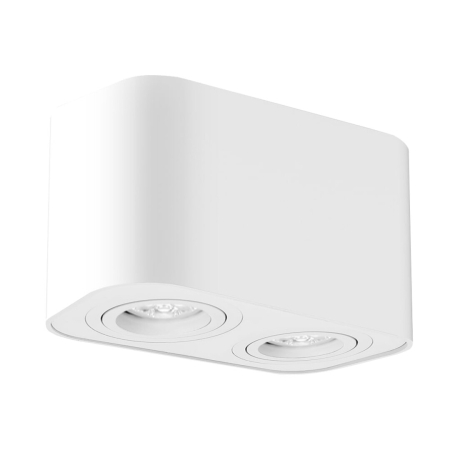ILUMINAT - Spot aplicat reglabil Rabalux Kobald GU10 GU10 2x MAX 42W   aluminiu white stil minimal 230V, 50Hz IP20 2054