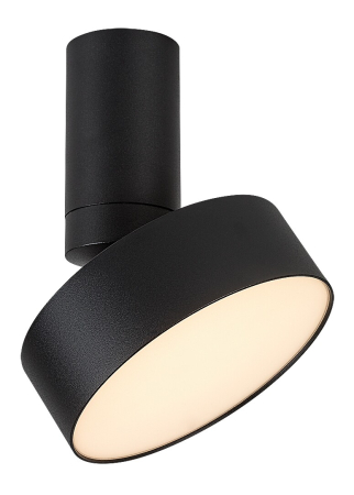 Spoturi LED - Spot aplicat reglabil Rabalux Ovidia LED 16W 800lm 3000K metal black stil tehnic, IP20 71322