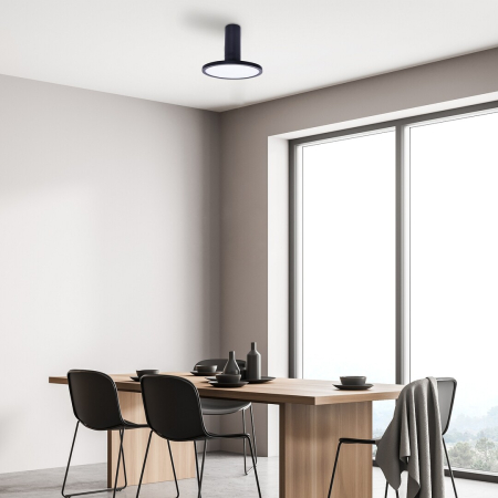 Spot aplicat reglabil Rabalux Ovidia LED 20W 1370lm 3000 metal black stil tehnic 230V, 50Hz IP20 71323 [7]