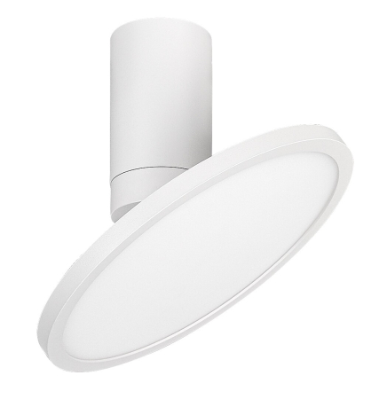 Spot aplicat reglabil Rabalux Ovidia LED 20W 1370lm 3000 metal white stil tehnic 230V, 50Hz IP20 71328 [1]