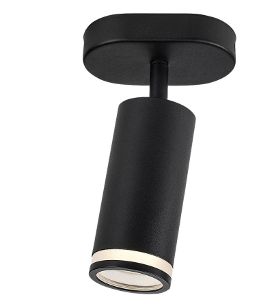Spot aplicat reglabil Rabalux Senobia GU10 GU10 1x MAX 35W aluminiu black stil modern, IP20 73033 [2]
