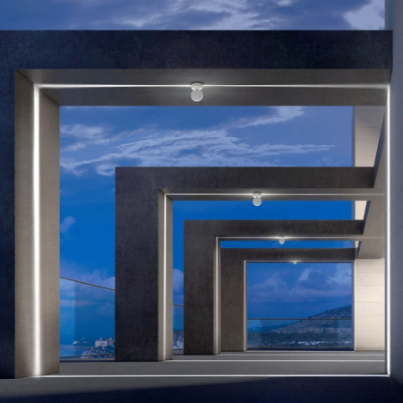 Spot Aplicat Interior/Exterior Arelux XBLADE BD01WW MBK 7W 286lm 3000K Negru Mat IP54 [1]