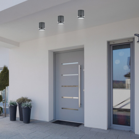 Spot exterior aplicat Rabalux Zombor GU10 aluminiu anthracite stil modern, IP54 7817 [3]