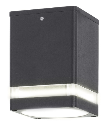 ILUMINAT EXTERIOR - Spot exterior aplicat Rabalux Zombor GU10 aluminiu anthracite stil modern, IP54 7818