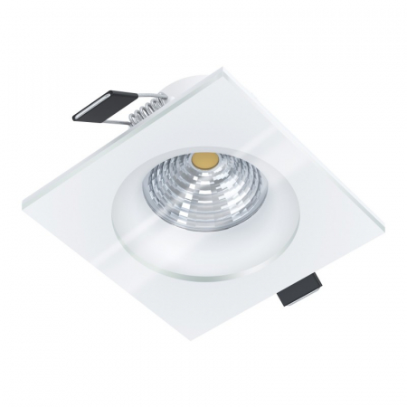 Spoturi - Spot incastrat dimabil EGLO SALABATE 98239, LED 6W 380lm 3000K IP44, Alb