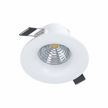 EGLO INTERIOR - Spot incastrat dimmabil EGLO SALICETO 98243, LED 6W 380lm 2700K Ø88mm, Alb