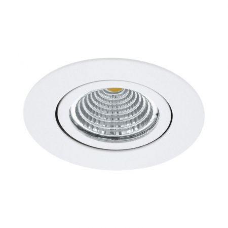 EGLO INTERIOR - Spot incastrat dimmabil EGLO SALICETO 98305, LED 6W 450lm 4000K Ø88mm, Alb