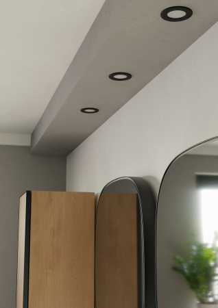 Spot incastrat EGLO Fueva 6 901412 LED 3,7W 2700K, 4000K, 6500K 450lm 220-240V,50/60Hz H 40mm x Ø88mm plastic negru plastic alb IP44 [2]