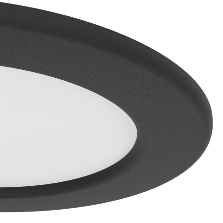 Spot incastrat EGLO Fueva 6 901413 LED 6,3W 2700K, 4000K, 6500K 720lm 220-240V,50/60Hz H 40mm x Ø119mm plastic negru plastic alb IP44 [3]