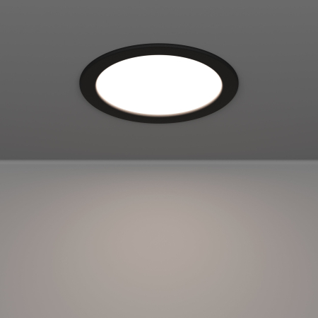 Spot incastrat EGLO Fueva 6 901414 LED 10,5W 2700K, 4000K, 6500K 1200lm 220-240V,50/60Hz H 40mm x Ø168mm plastic negru plastic alb IP44 [4]