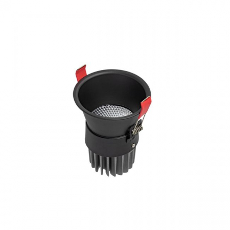 SURSE ILUMINAT - Spot incastrat fix Arelux XKAPPA KA03UWW SBK 15W COB CREE 2700K 1092 lm 220-240V AC CRI90 Negru sablat IP40