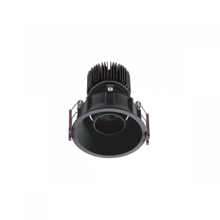 SURSE ILUMINAT - Spot incastrat reglabil Arelux AGR01UWW MBK/BK 1x10W 741 lm 2700K Negru mat/Negru IP20