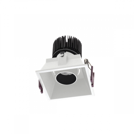 SURSE ILUMINAT - Spot incastrat reglabil Arelux AGR02UWW MWH/BK 1x10W 741 lm 2700K Alb mat/negru IP20
