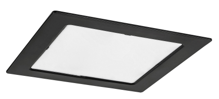 Spot incastrat slim fix Rabalux Shaun2 LED 18W 1200lm 3000K plastic black stil minimal, IP20 71231 [1]