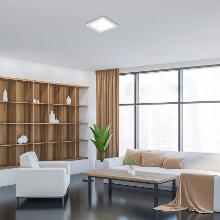 Spot incastrat slim fix Rabalux Shaun2 LED 18W 1220lm 3000 plastic white stil minimal 230V, 50Hz IP20 71223 [7]