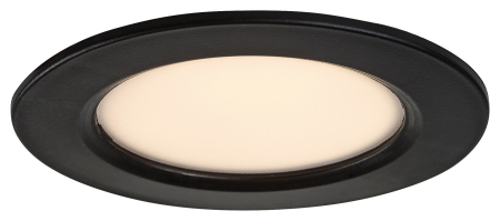 ILUMINAT - Spot incastrat slim fix Rabalux Shaun2 LED 3W 200lm 3000 plastic black stil minimal 230V, 50Hz IP20 71224