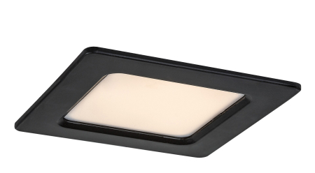 ILUMINAT - Spot incastrat slim fix Rabalux Shaun2 LED 3W 200lm 3000 plastic black stil minimal 230V, 50Hz IP20 71228