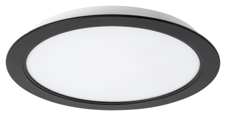 Spot incastrat slim fix Rabalux Shaun2 LED 3W 220lm 4000K plastic black stil minimal, IP20 71240 [2]