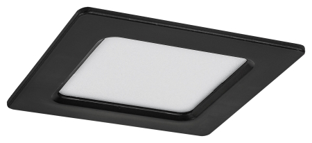 Spot incastrat slim fix Rabalux Shaun2 LED 3W 220lm 4000 plastic black stil minimal 230V, 50Hz IP20 71262 [1]