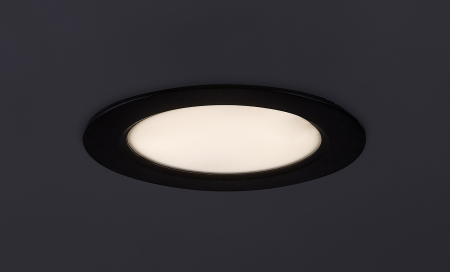 Spot incastrat slim fix Rabalux Shaun2 LED 6W 420lm 4000K plastic black stil minimal, IP20 71241 [5]