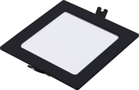 ILUMINAT - Spot incastrat slim fix Rabalux Shaun2 LED 6W 420lm 4000 plastic black stil minimal 230V, 50Hz IP20 71263