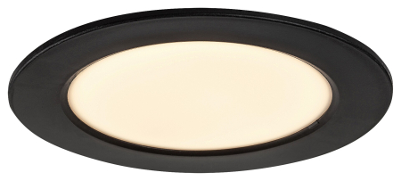 ILUMINAT - Spot incastrat slim fix Rabalux Shaun2 LED 6W 450lm 3000 plastic black stil minimal 230V, 50Hz IP20 71225