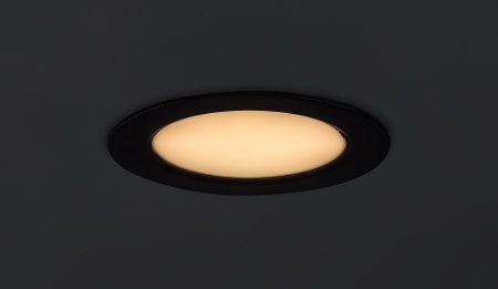 Spot incastrat slim fix Rabalux Shaun2 LED 6W 450lm 3000 plastic black stil minimal 230V, 50Hz IP20 71225 [4]