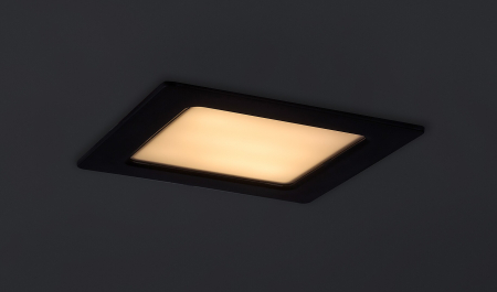 Spot incastrat slim fix Rabalux Shaun2 LED 6W 450lm 3000 plastic black stil minimal 230V, 50Hz IP20 71229 [5]