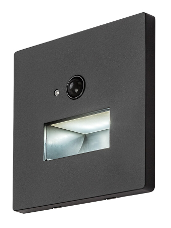 Spoturi LED - Spot incastrat trepte Rabalux Lunca LED 1W 15lm 3000K, 4500, 6500K plastic black stil minimal, IP20 77197