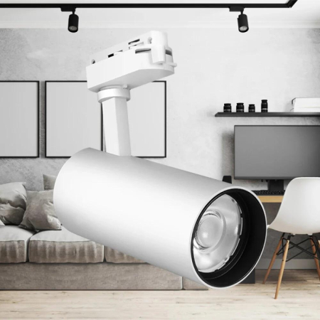 SPOT LED PE SINA ALB 3000K 30W 2660LM COB BR PLUS [1]