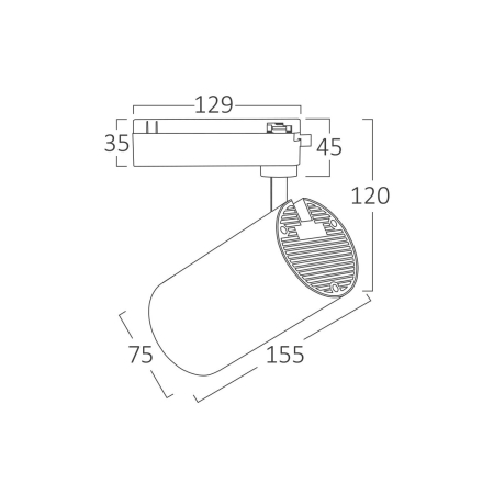 SPOT LED PE SINA-B30-ALB 6500K 30W 2450LM [2]