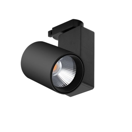 Proiectoare pe sina MONOFAZATA - SPOT LED PE SINA NEGRU 3000K 30W 2600LM COB BR PLUS
