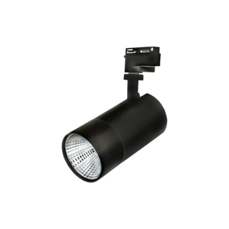 Proiectoare pe sina MONOFAZATA - SPOT LED PE SINA NEGRU 3000K 30W 2660LM COB BR PLUS